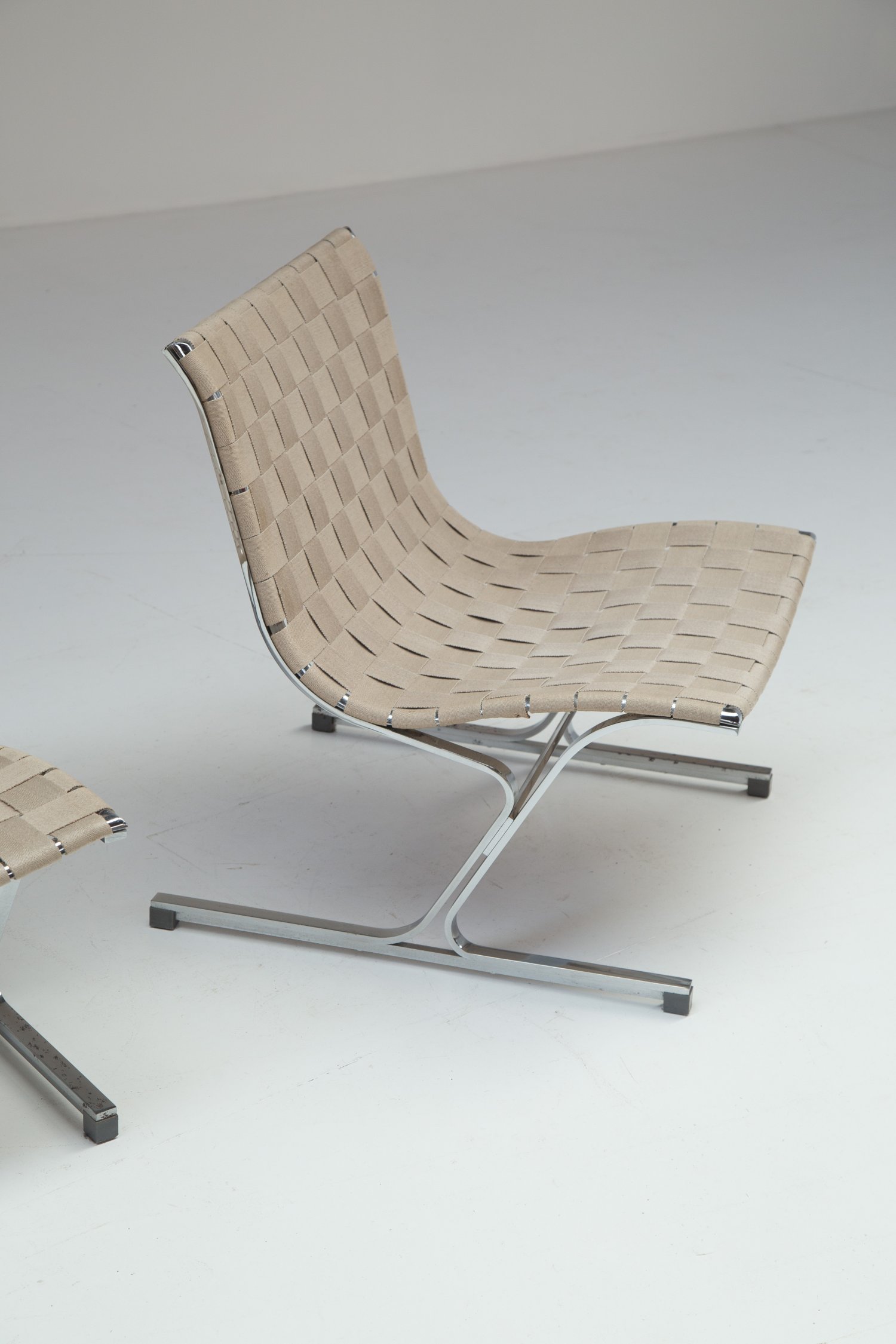 Pair of Luar chairs.
