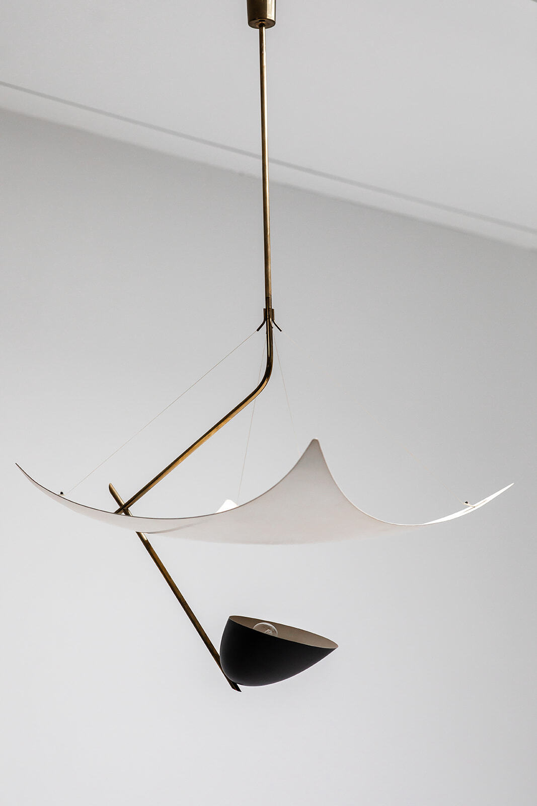 Angelo Lelii 'Vela' ceiling lamp / Arredoluce