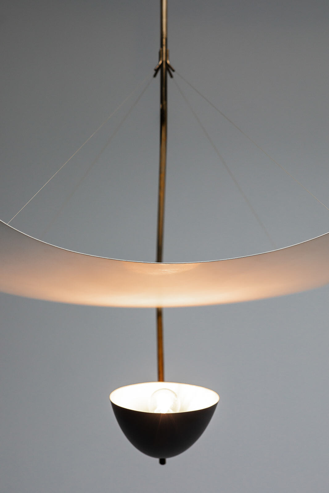 Angelo Lelii 'Vela' ceiling lamp / Arredoluce