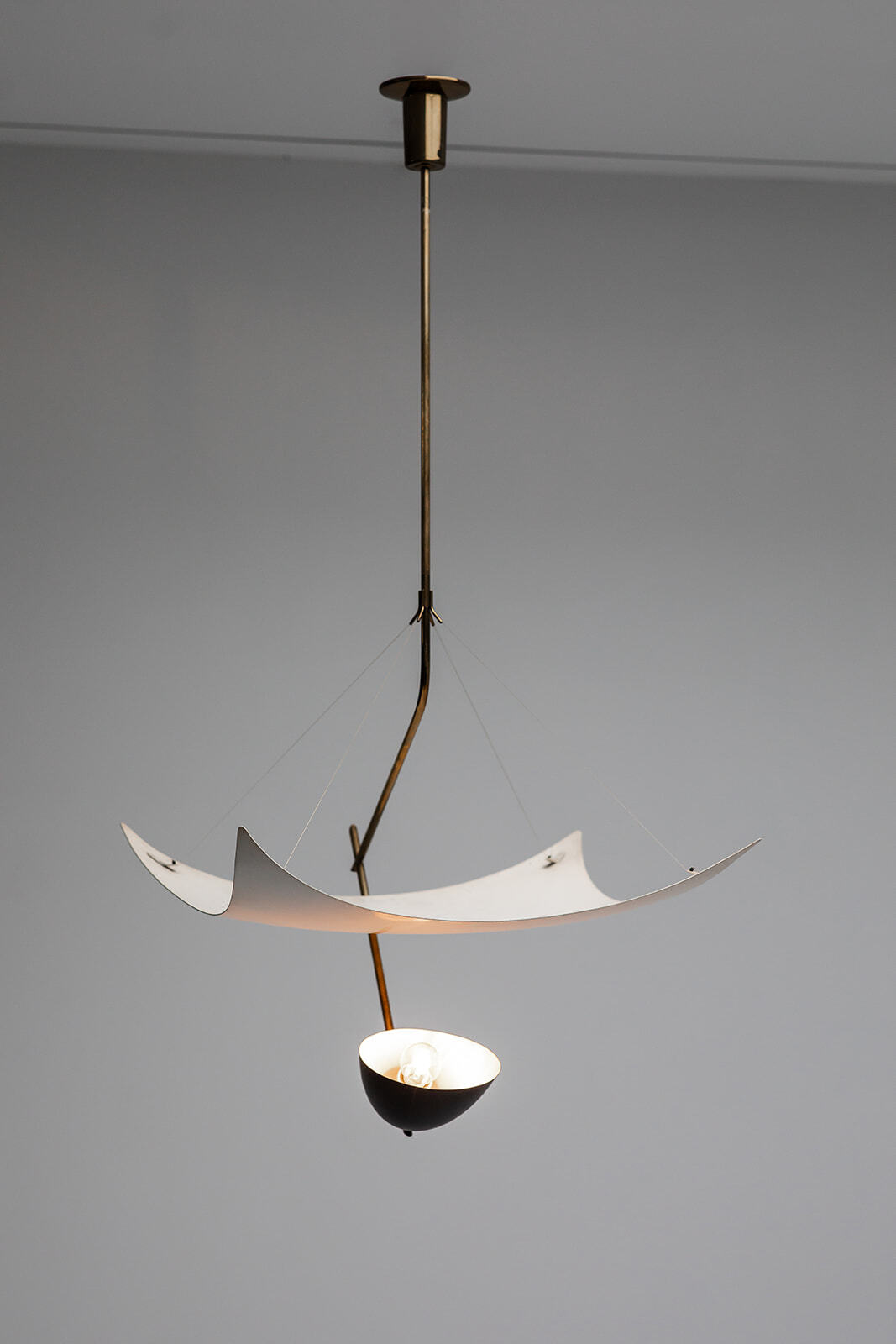 Angelo Lelii 'Vela' ceiling lamp / Arredoluce