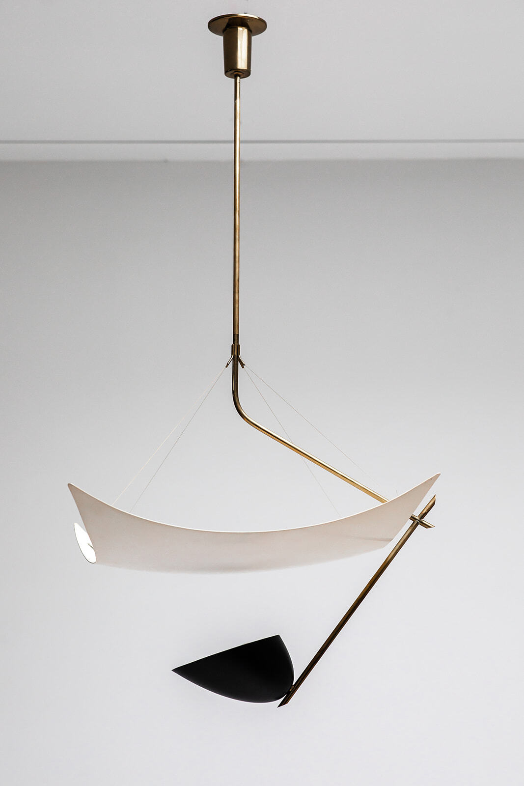 Angelo Lelii 'Vela' ceiling lamp / Arredoluce