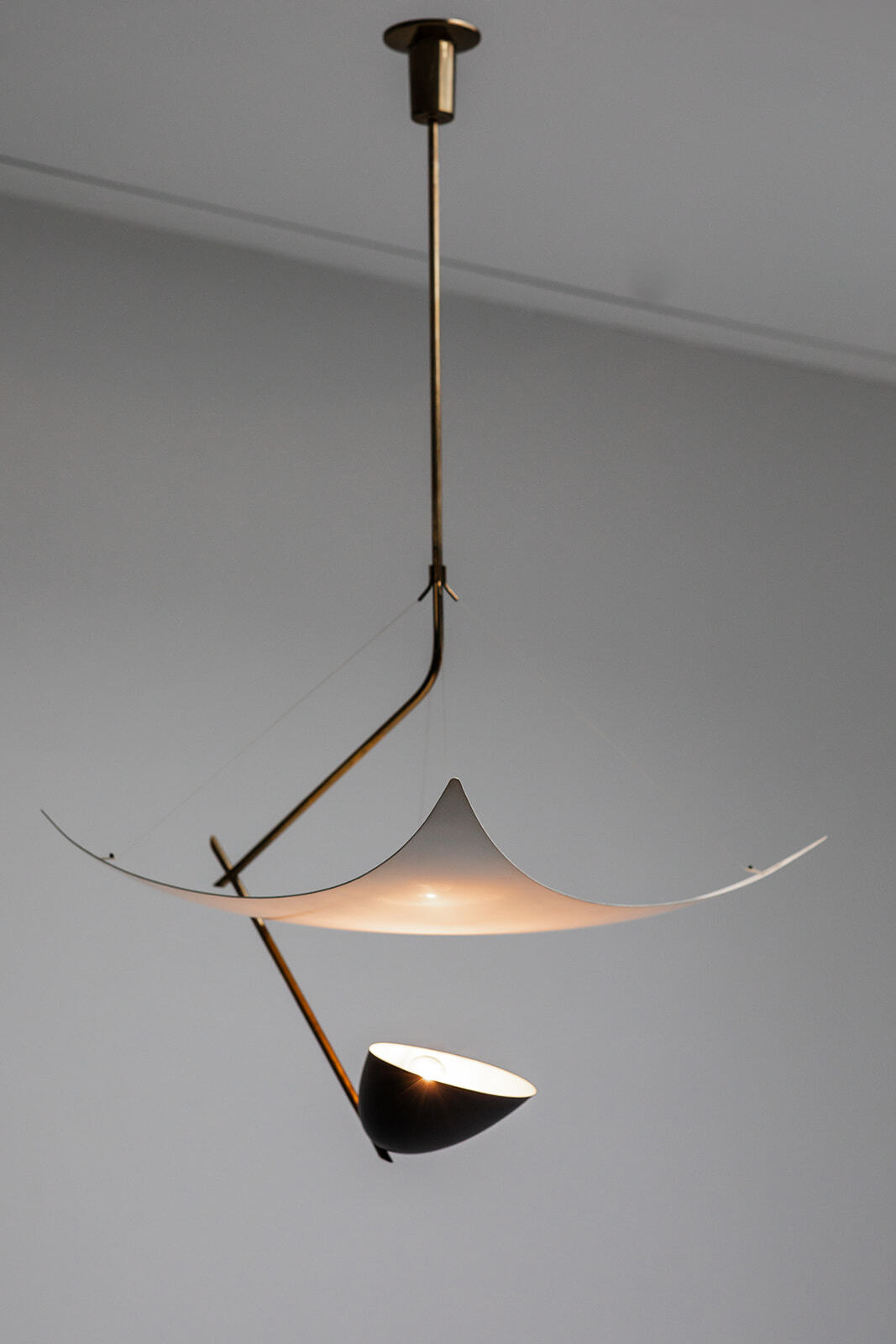 Angelo Lelii 'Vela' ceiling lamp / Arredoluce