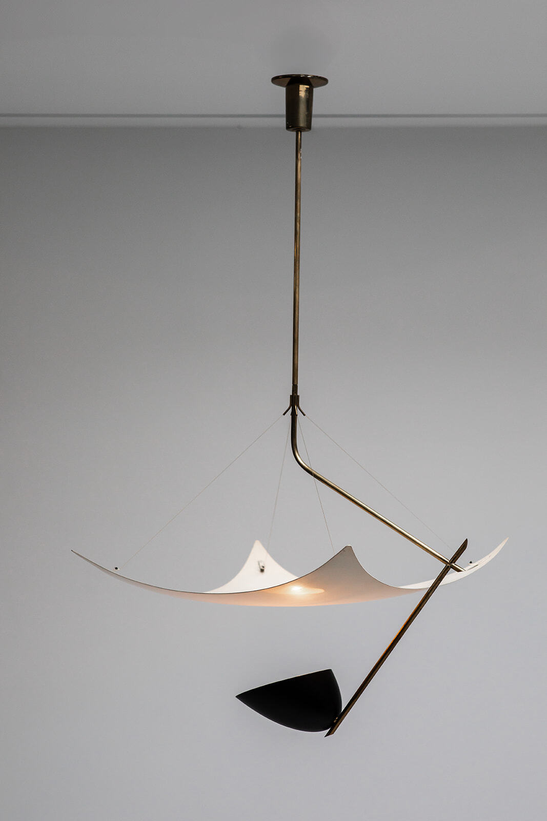 Angelo Lelii 'Vela' ceiling lamp / Arredoluce