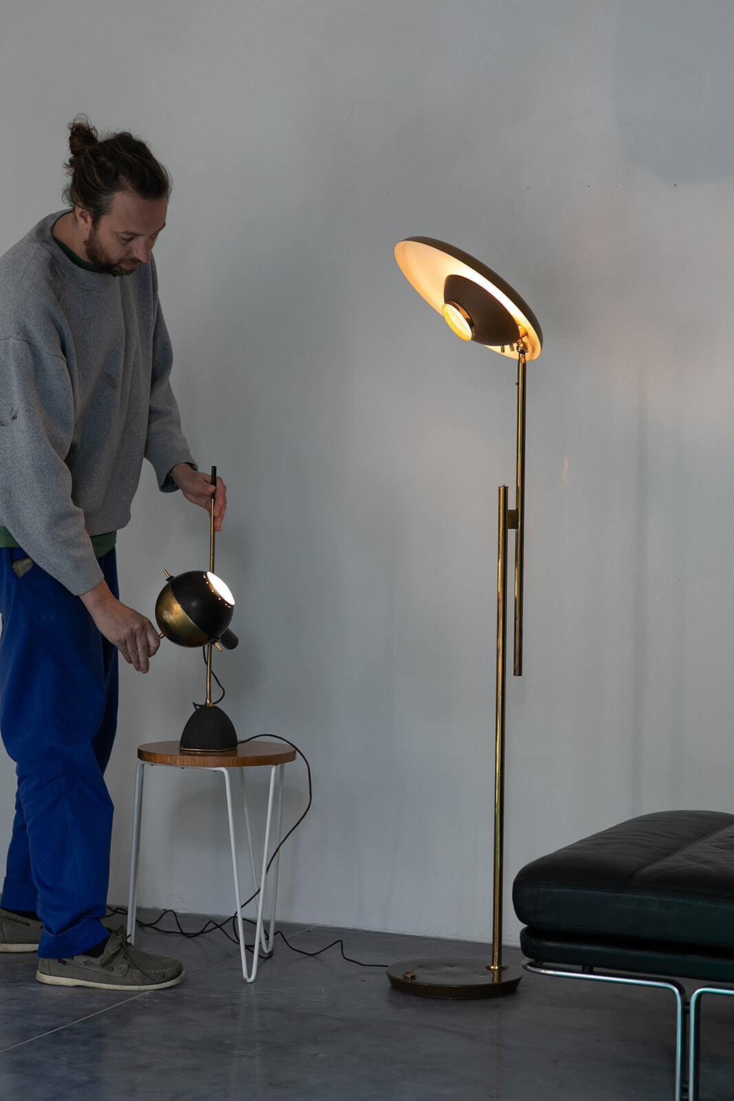 Oscar Torlasco floor and table lamp